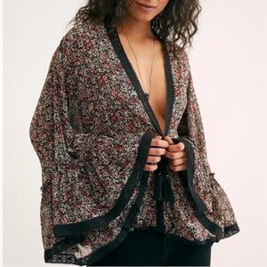 EUC Free People Lola Kimono Top Size Medium